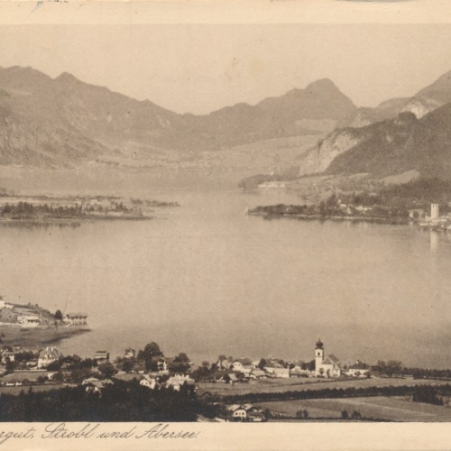 AK aus Strobl Salzburg Ansichtskarte (8805)