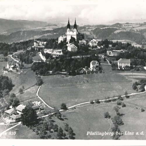 AK aus Linz Oberösterreich Pöstlingberg Fliegerfoto (J26)