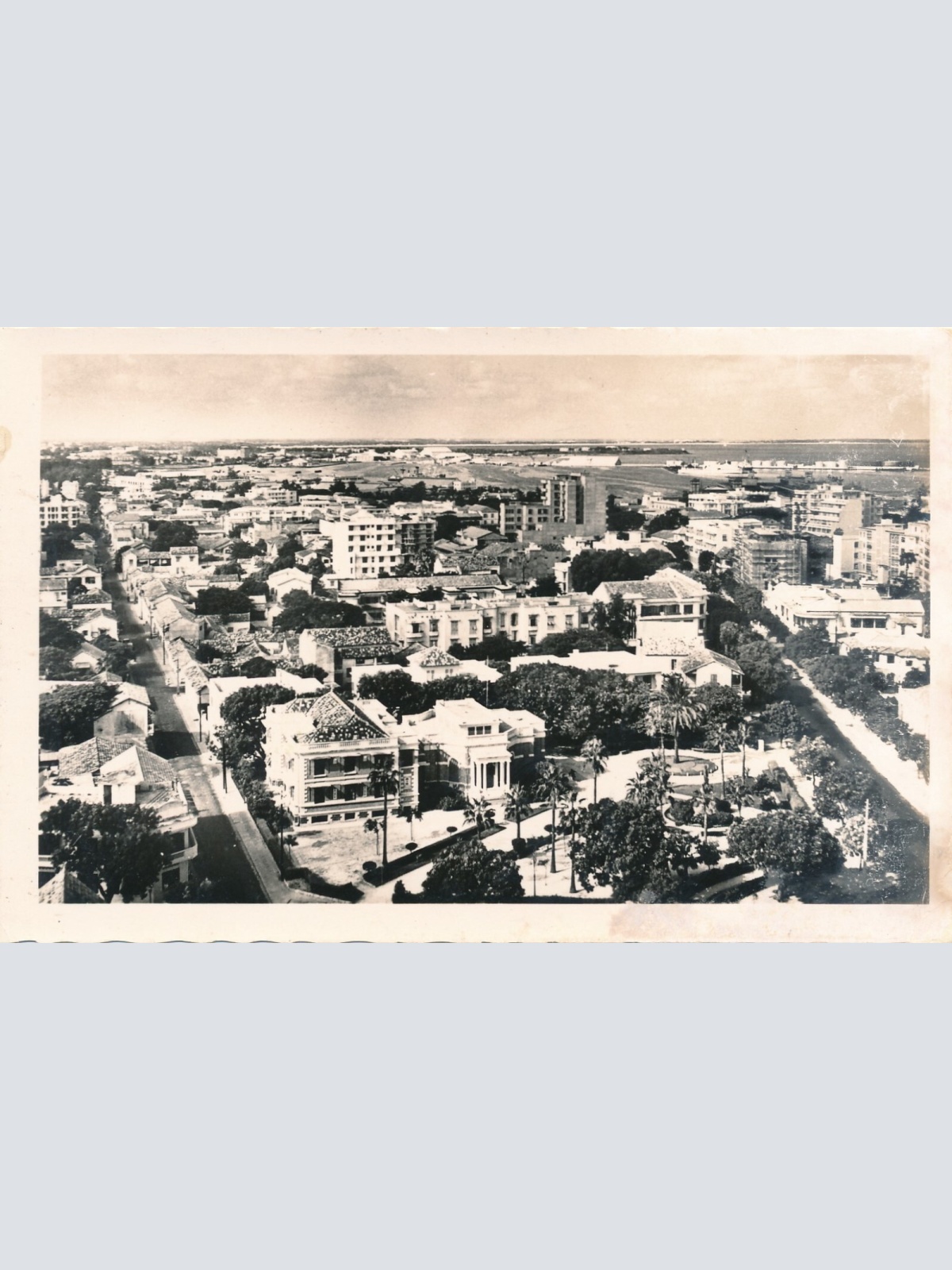 AK aus Dakar Panorama vers le Port Senegal Westafrika (7349)