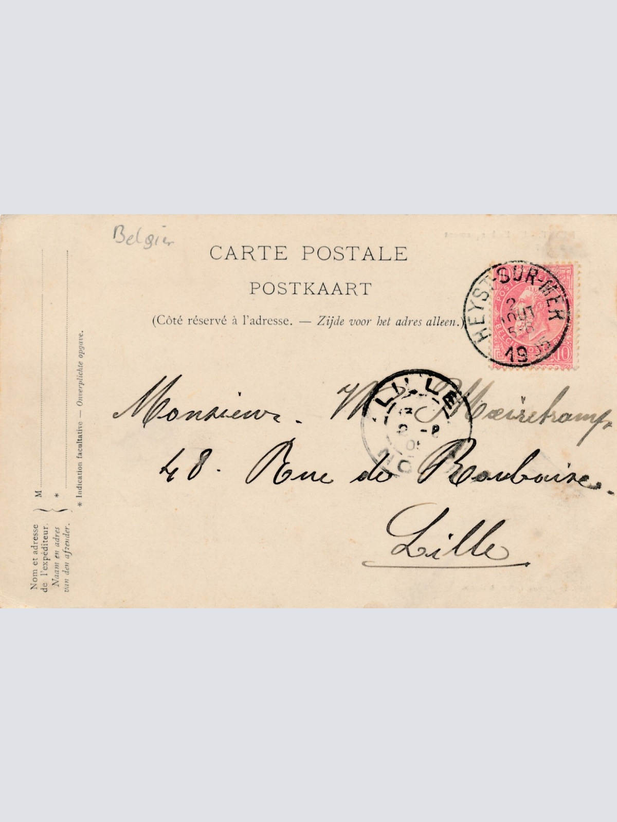 AK aus Heyst am Strand Belgien (9143)