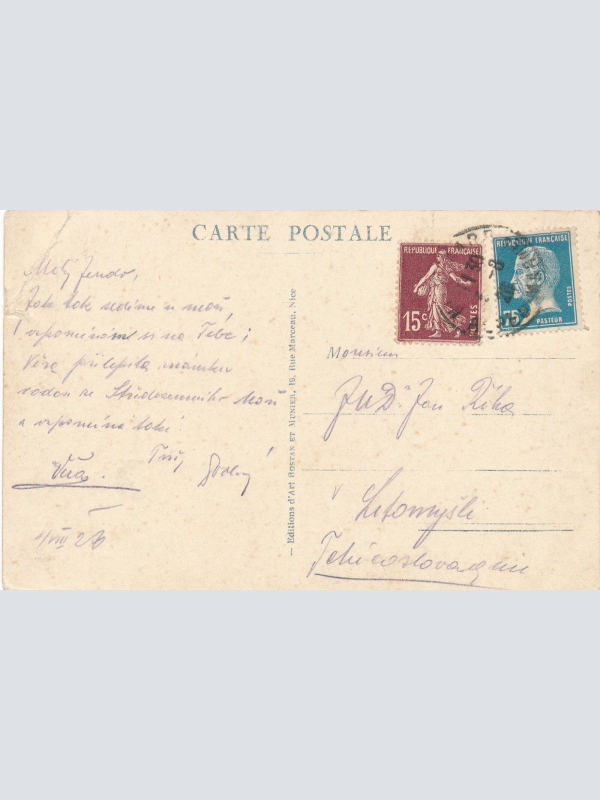 AK aus Nice Frankreich Ansichtskarte (9152)