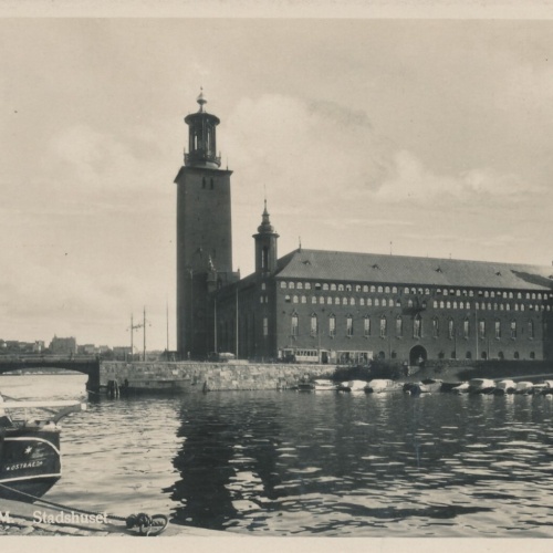 AK aus Stockholm Stadshuset Schweden (7359)