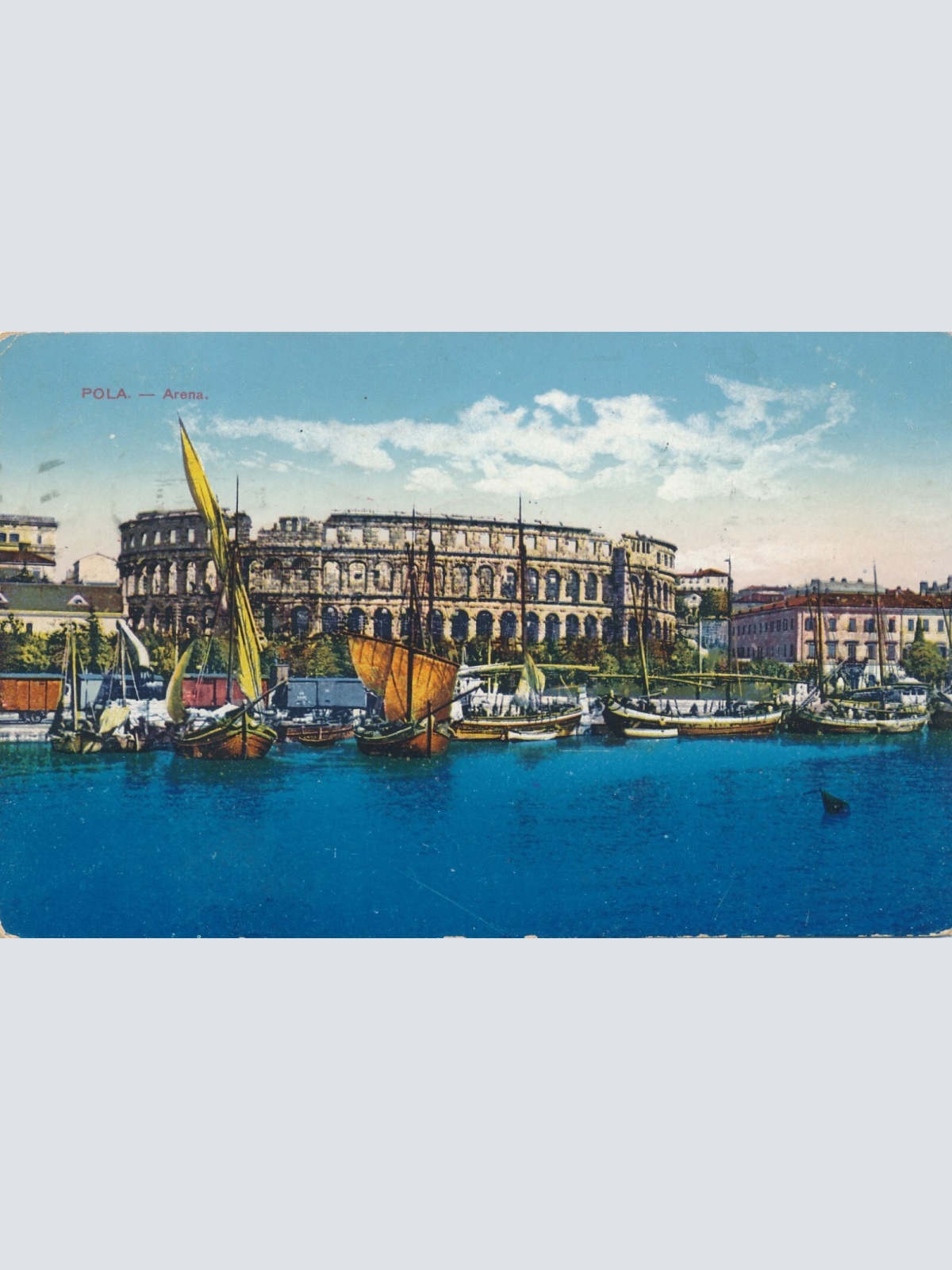 AK aus Pola Arena Kroatien Ansichtskarte (9184)