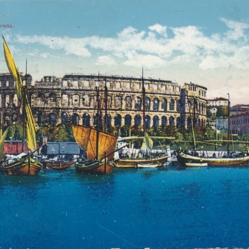 AK aus Pola Arena Kroatien Ansichtskarte (9184)