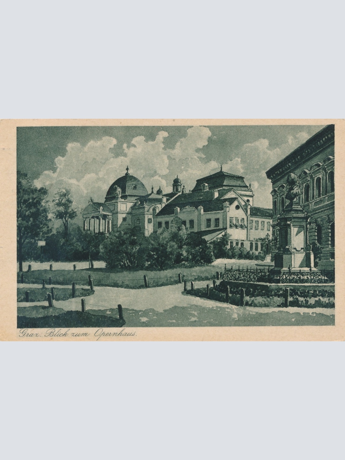 AK, Graz. Blick zum Opernhaus, Steiermark (S2324)