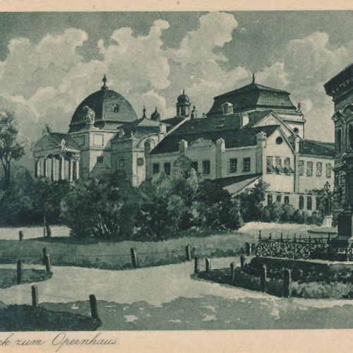 AK, Graz. Blick zum Opernhaus, Steiermark (S2324)