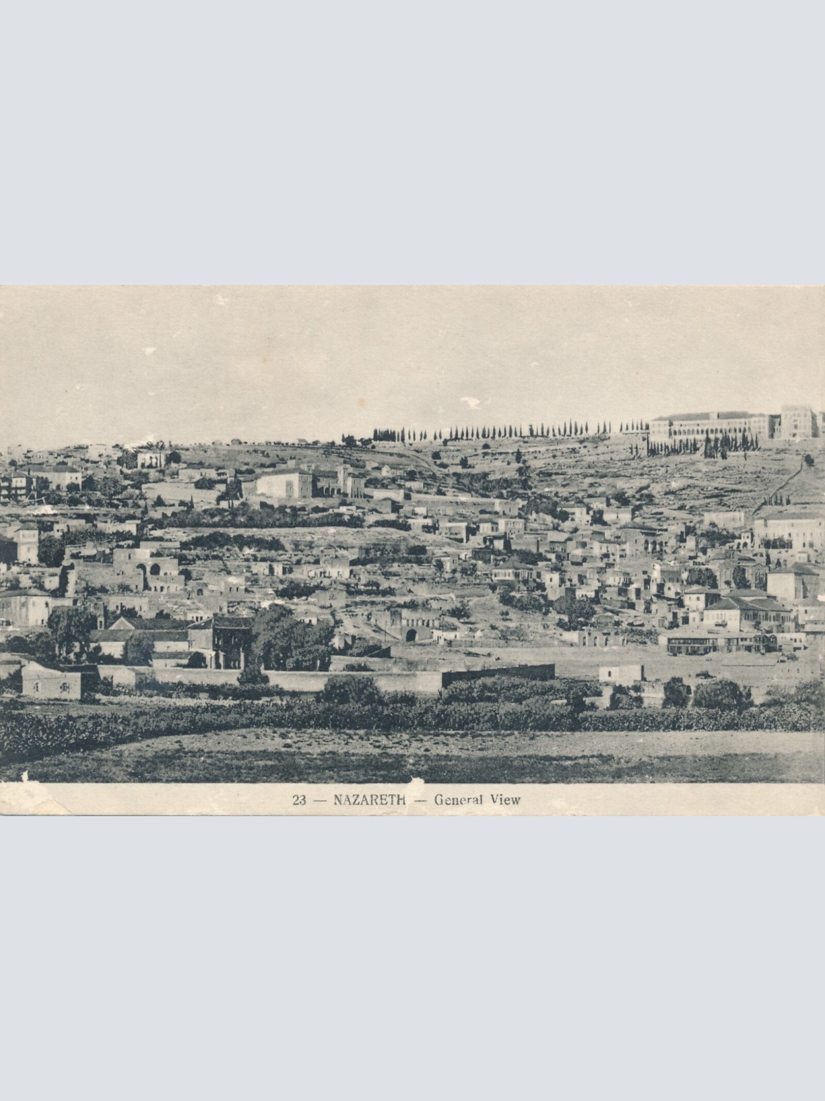 AK aus Nazareth general View Israel Asien Ansichtskarte (9196)