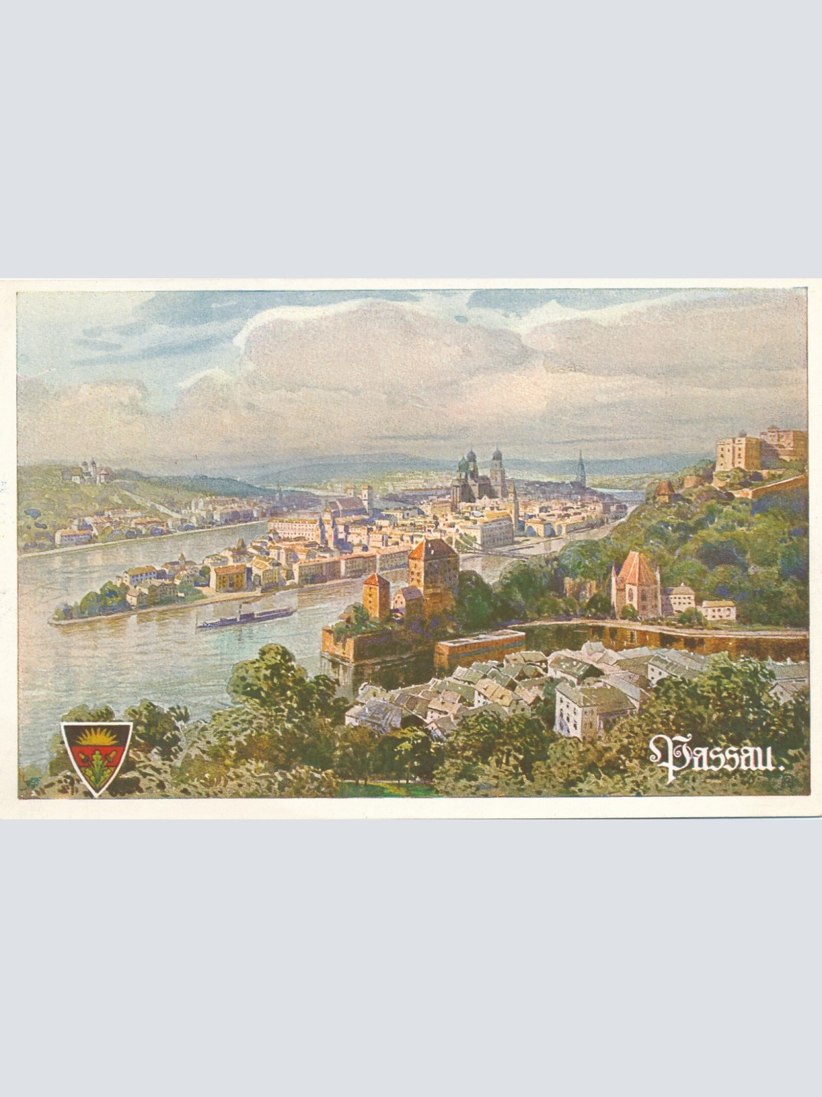 AK aus Passau Bayern Ansichtskarte (9211)