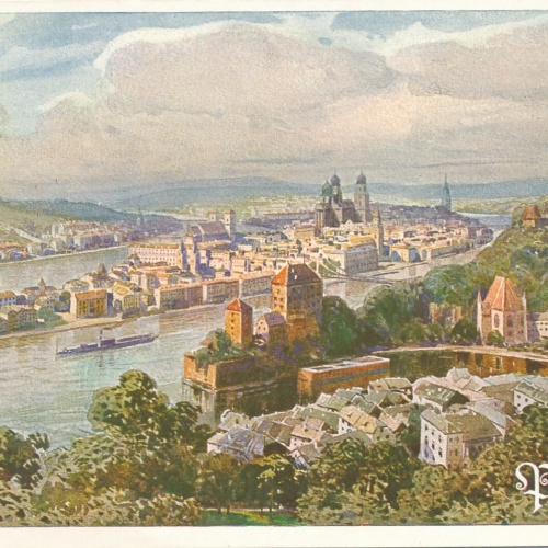 AK aus Passau Bayern Ansichtskarte (9211)