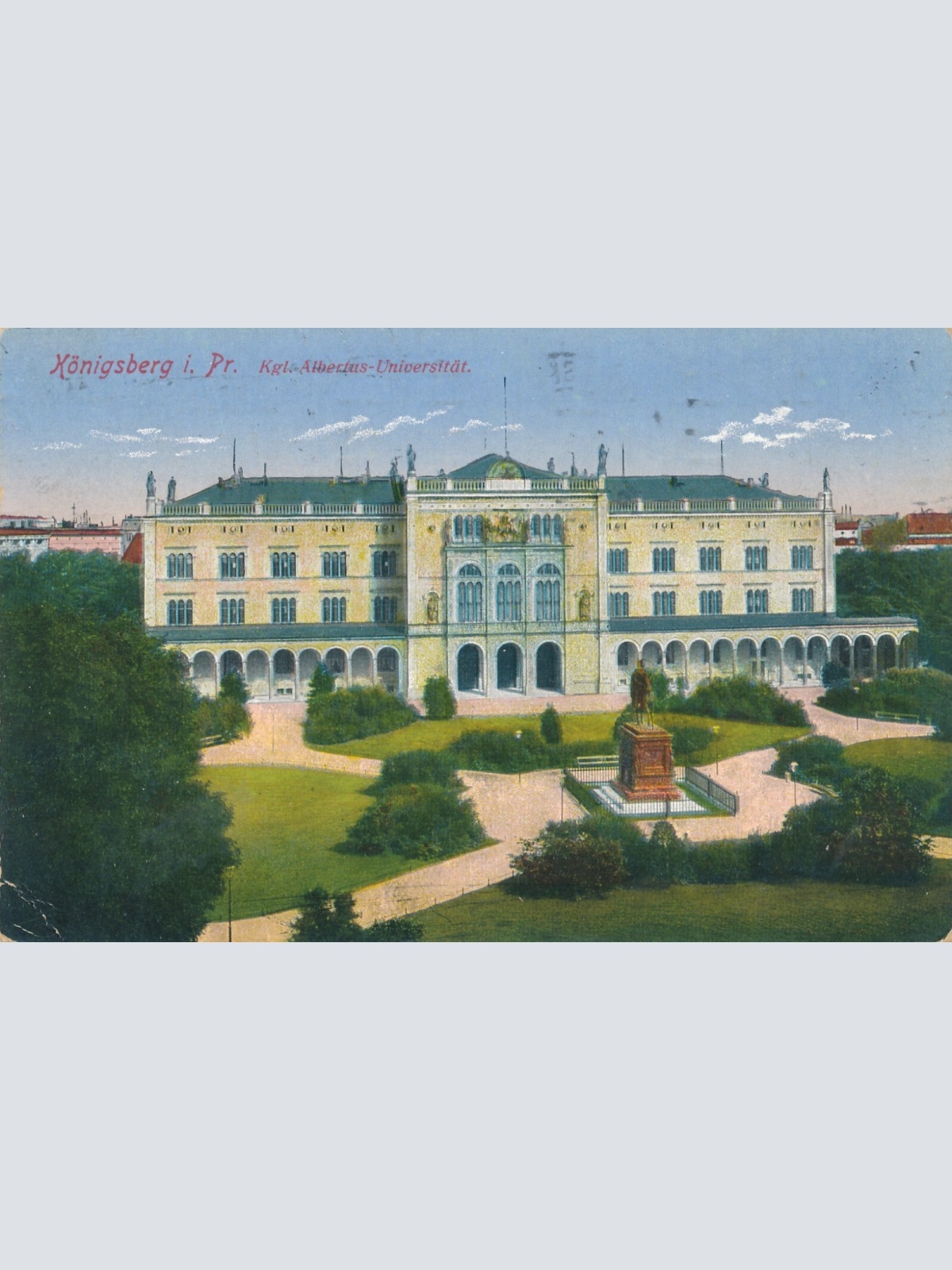 AK aus Königsberg mit Albertus Universität Bayern Ansichtskarte (9213)