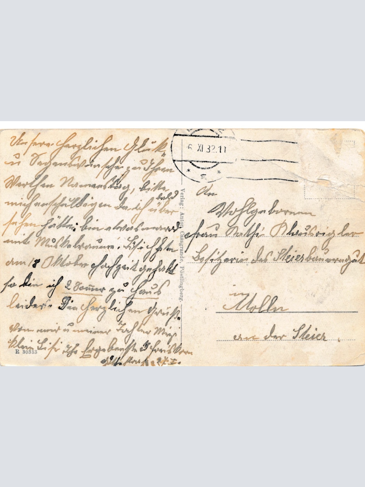 AK aus Linz Oberösterreich Pöstlingberg (J27)