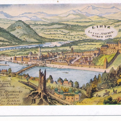 Künstler - AK Heimatwerk aus Linz an der Donau Oberösterr. Ansichtskarte (8958)