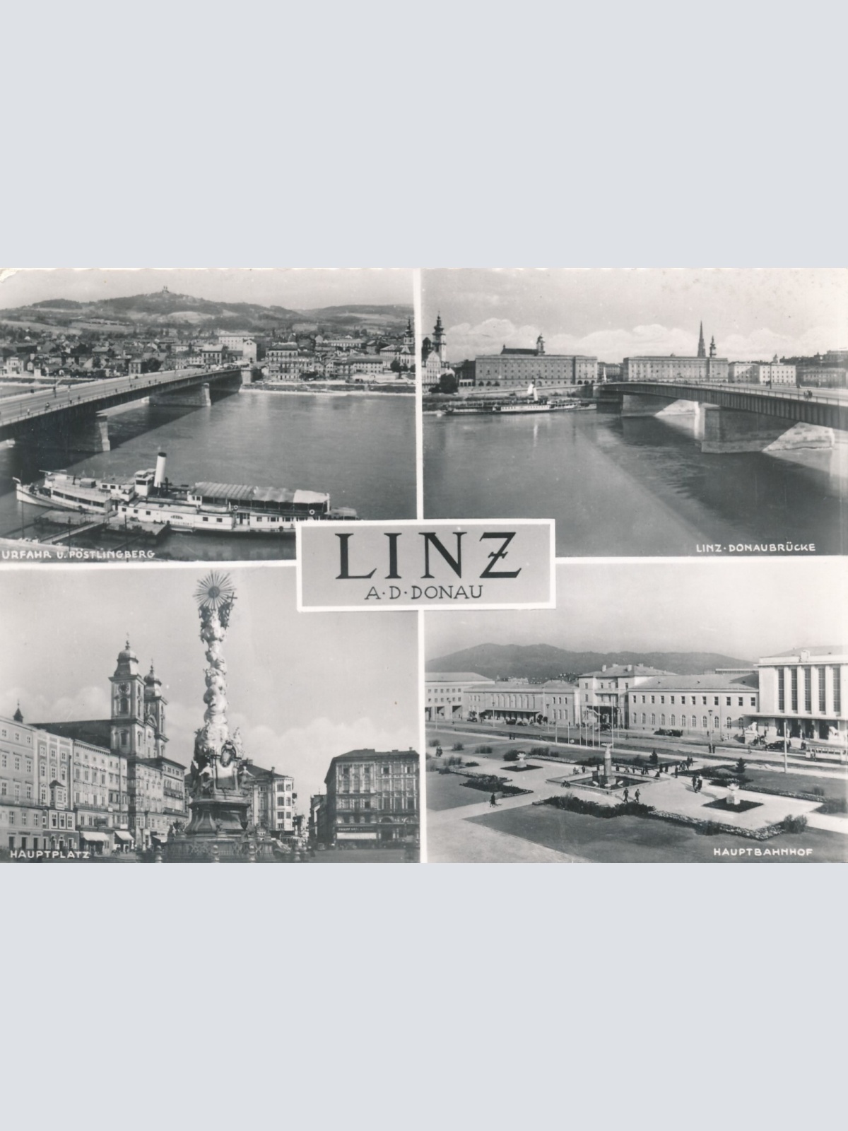 AK aus Linz an der Donau Mehrbildkarte Oberösterr. Ansichtskarte (8986)