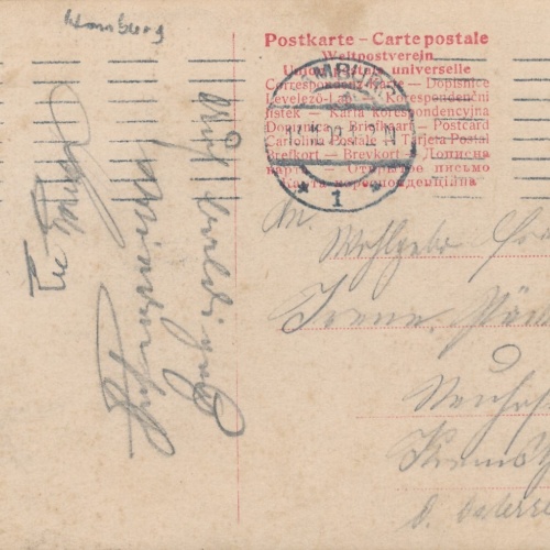 AK aus Hamburg mit Schiff Ansichtskarte (9067)