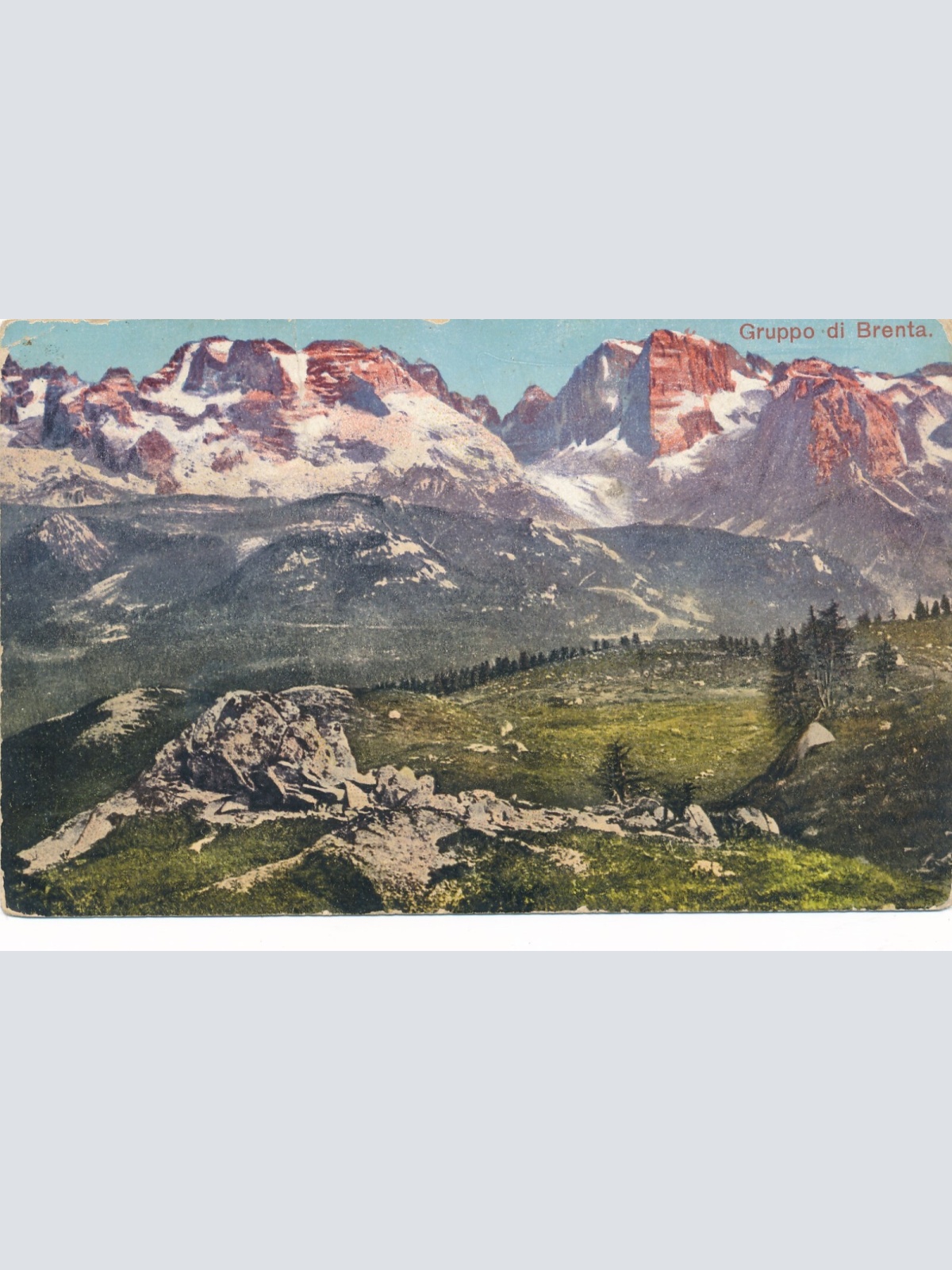 AK gruppo di Brenta Italien Ansichtskarte (9389)