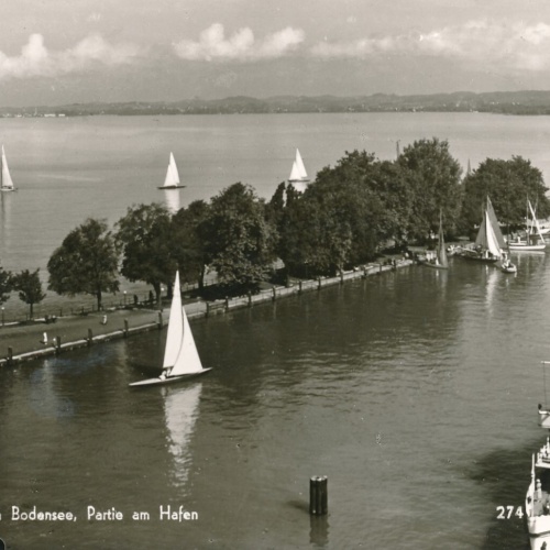AK aus Bregenz mit Dampfer Vorarlberg Ansichtskarte (9071)
