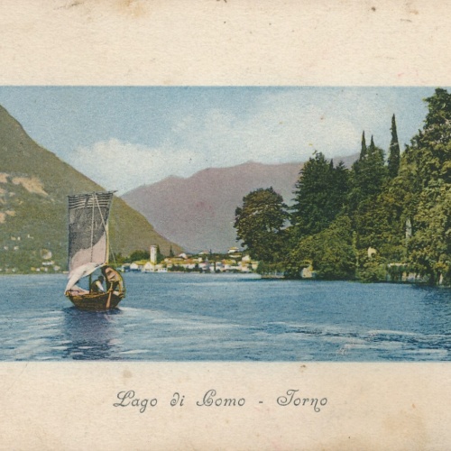 AK aus Lago di Como Torno Italien Ansichtskarte (9390)