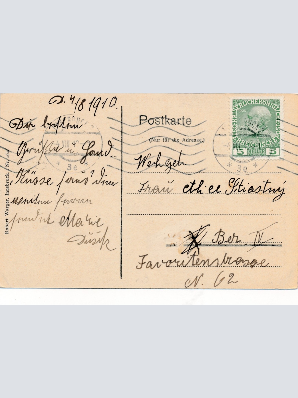 AK aus Innsbruck mit Schloss Ambras Tirol Ansichtskarte (9373)