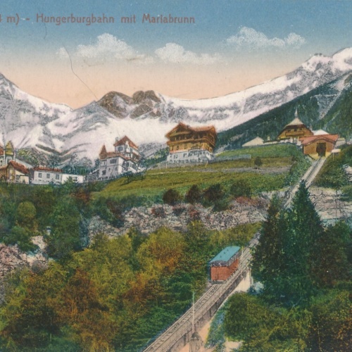 AK aus Innsbruck mit Hungerbahn Tirol Ansichtskarte (9374)