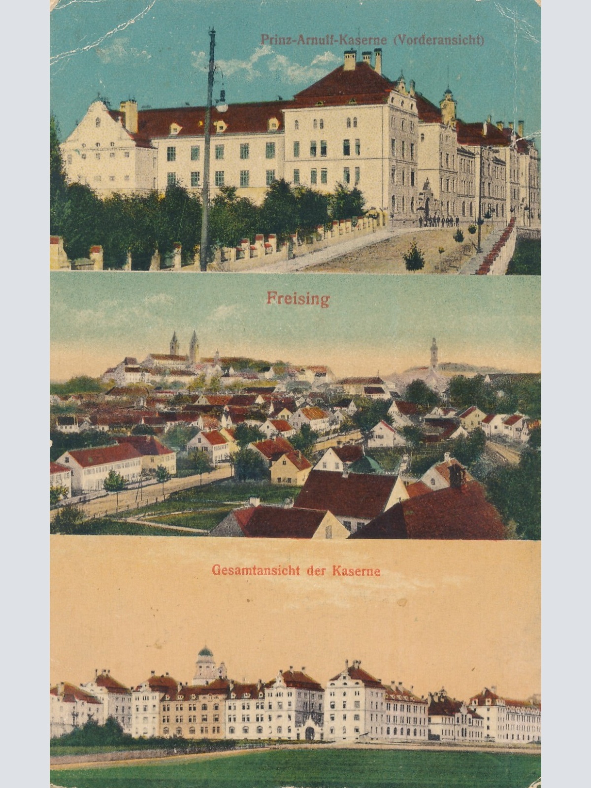 AK aus Freising Mehrbildkarte Bayern Ansichtskarte (9094)