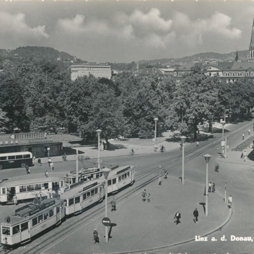 AK aus Linz an der Donau Blumau Oberösterr. Ansichtskarte (8991)