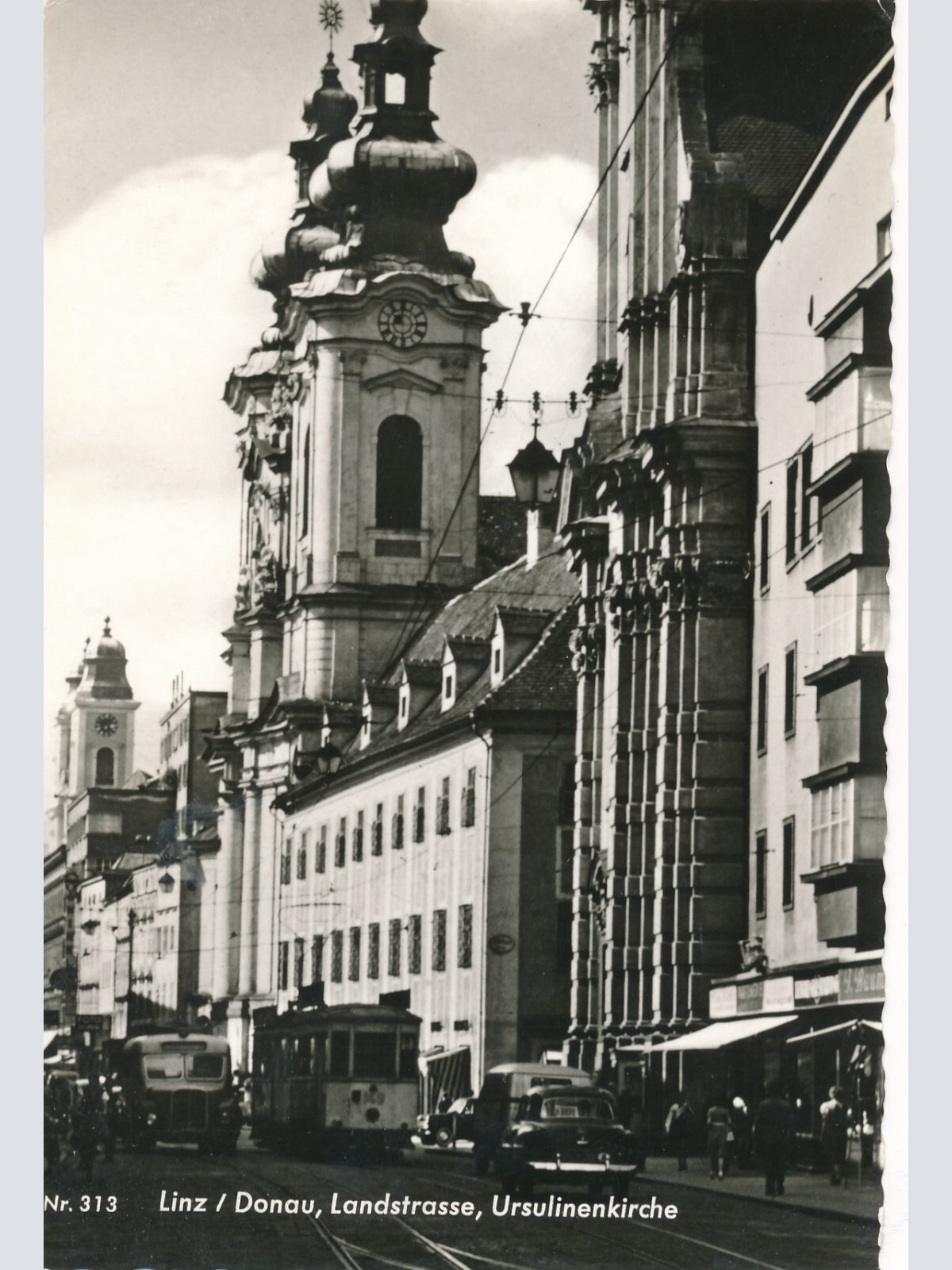 AK aus Linz an der Donau Ursulinenkirche Oberösterr. Ansichtskarte (8992)