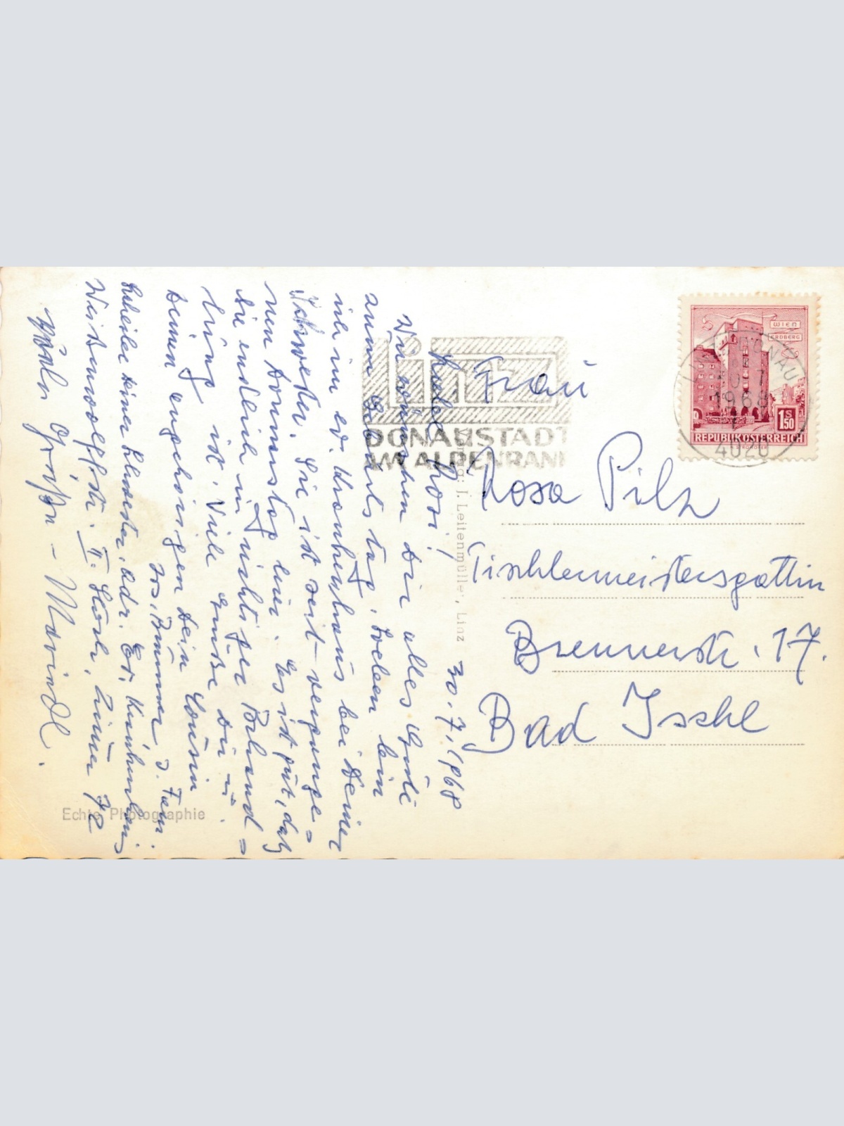 AK aus Linz an der Donau Oberösterr. Ansichtskarte (8995)