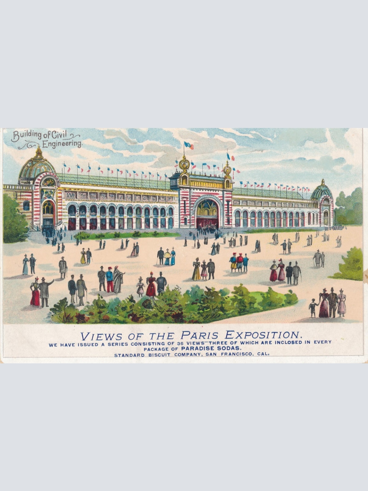 AK aus Paris Building of Civil Frankreich Ansichtskarte (9057)