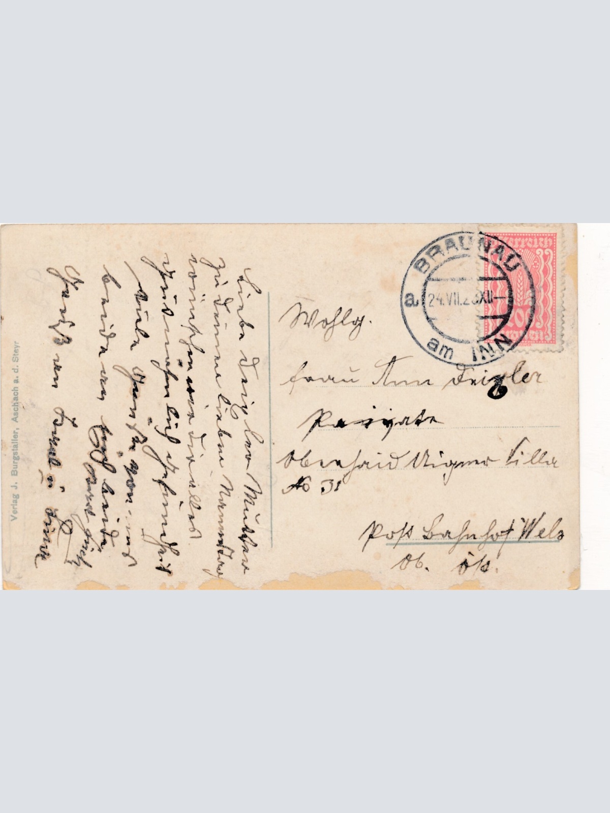 AK aus Neustfit bei Gross Raming Oberösterr. Ansichtskarte (9040)