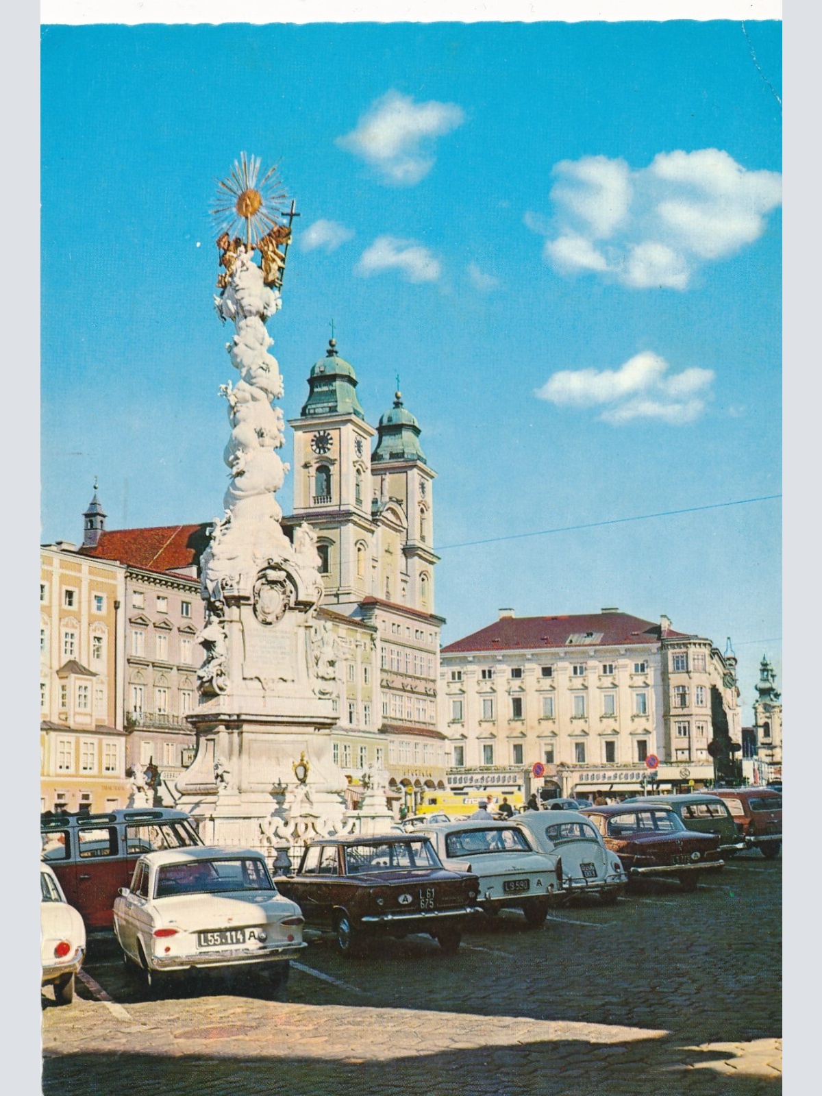 AK aus Linz an der Donau Hauptplatz Oberösterr. Ansichtskarte (9038)