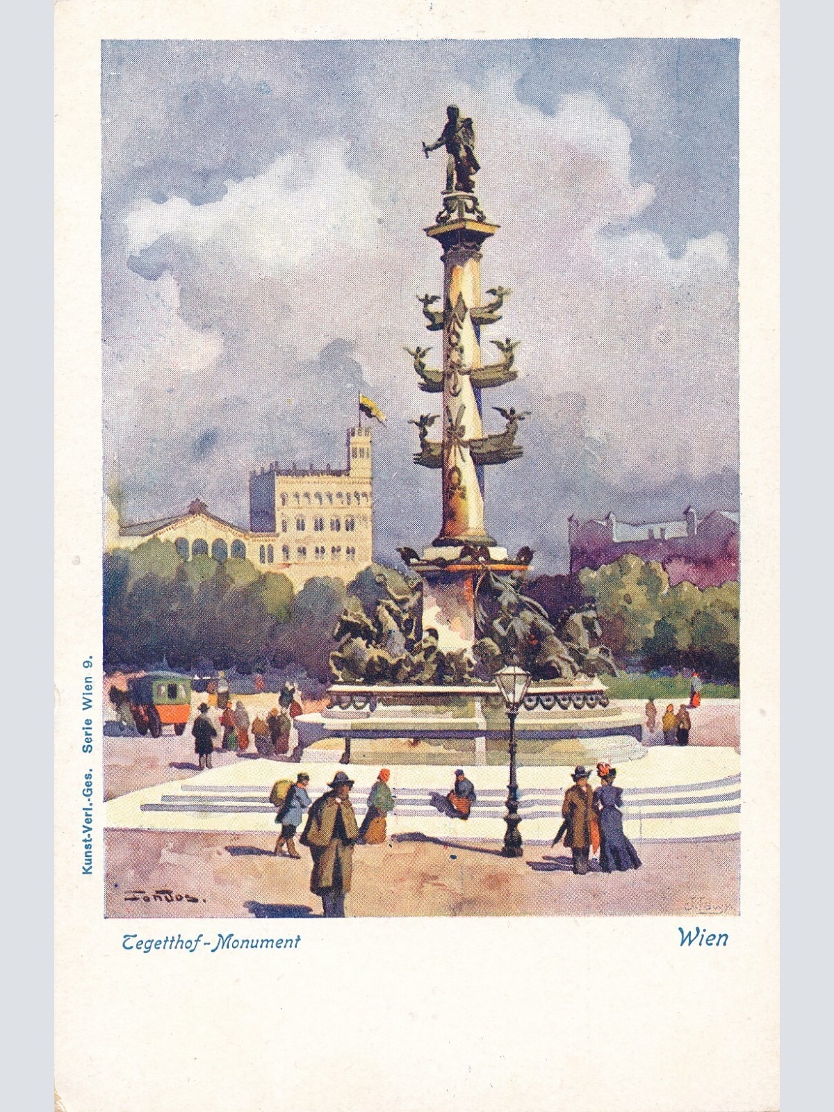 AK, Wien, Tegetthof-Monument (S2360)
