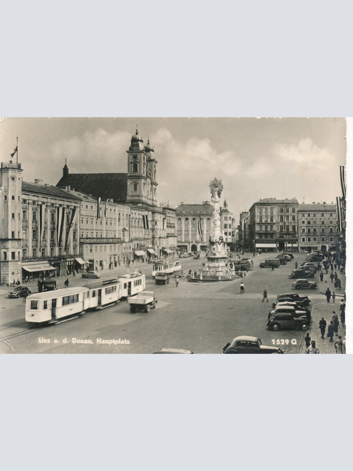 AK aus Linz an der Donau Hauptplatz Oberösterr. Ansichtskarte (9021)