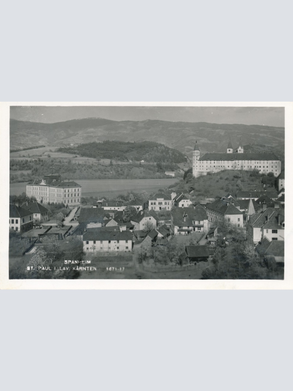 AK aus St. Paul mit Spanheim Kärnten Ansichtskarte (9543)