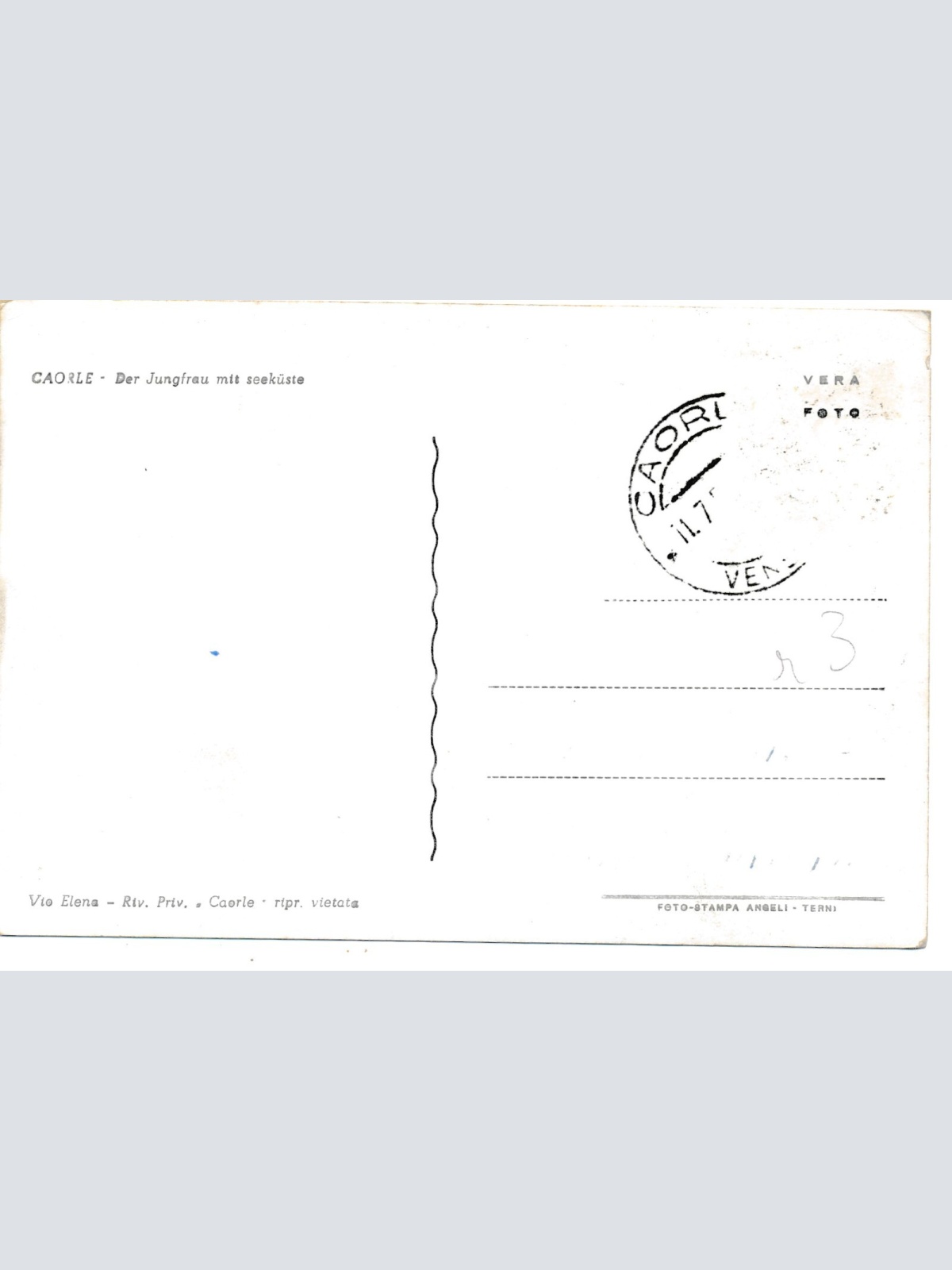 AK aus Caorle La Madonnina e Lungomaze Italien Ansichtskarte (9520)