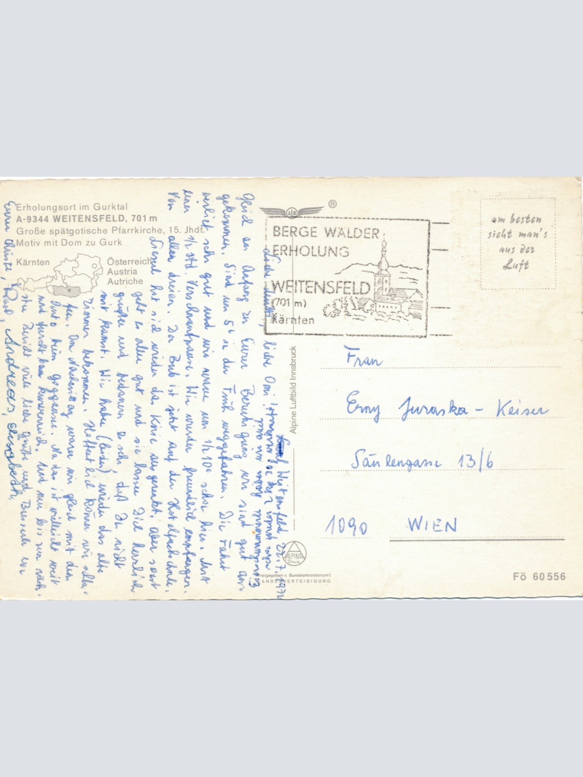 AK aus Weitensfeld im Gurktal Kärnten Ansichtskarte (9482)