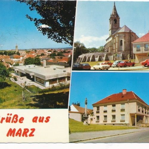 AK aus Marz Mehrbildkarte Burgenland Ansichtskarte (9494)