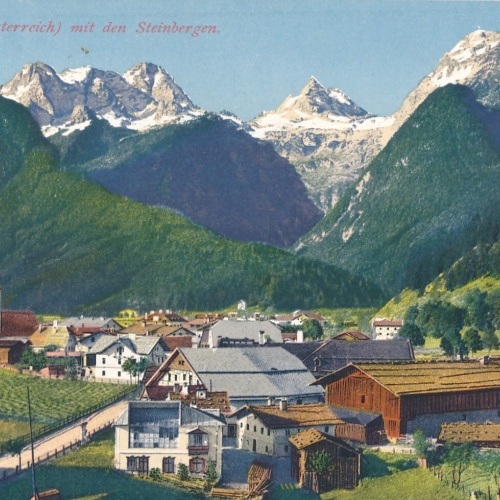 AK aus Lofer mit dem Steinbergen Salzburg Ansichtskarte (9252)