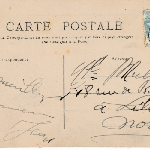 AK aus Boulogne überschwemmung Frankreich Ansichtskarte (9329)