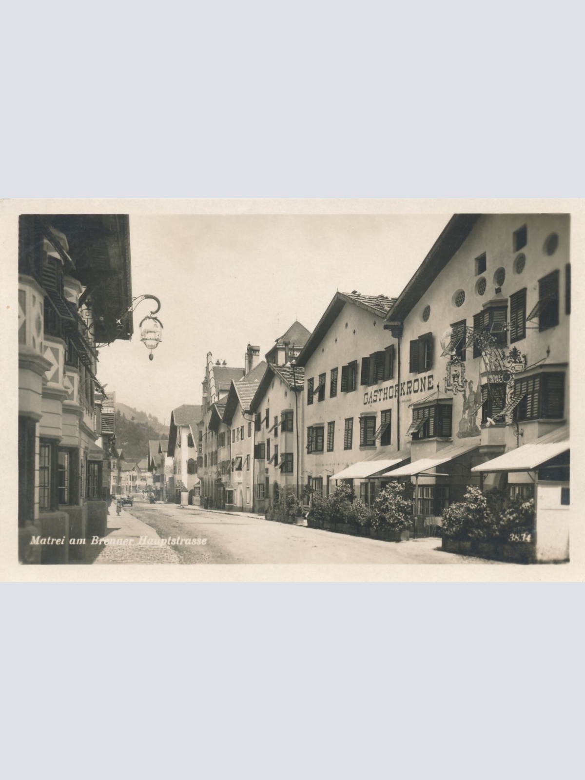 AK aus Matrei am Brenner Hauptstrasse Tirol Ansichtskarte (9314)