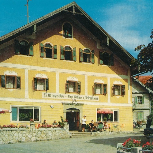 AK aus Zell am Moos Gasthof Fleischhauerrei Oberösterreich Ansichtskarte (9811)