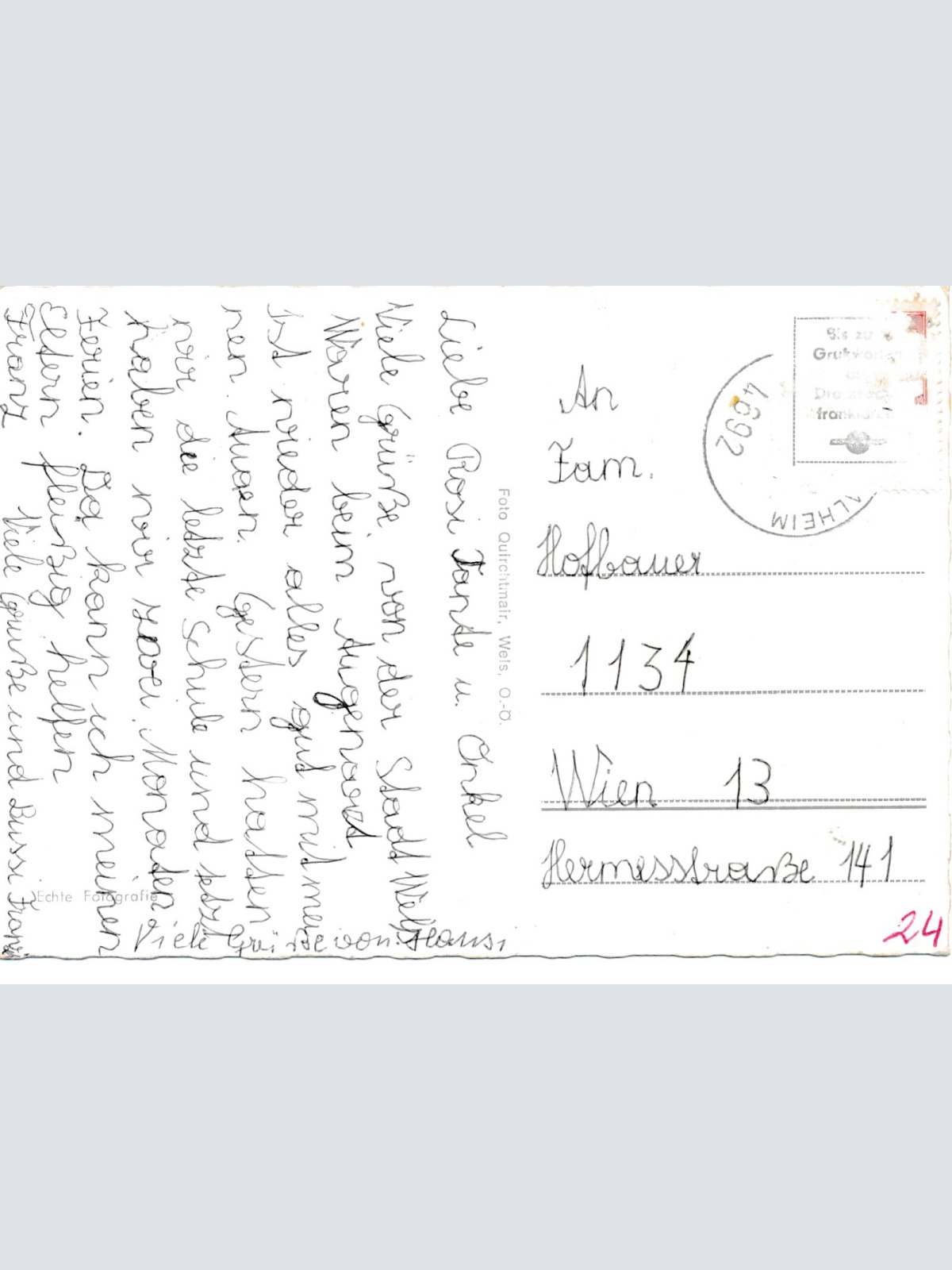 AK aus Atzbach Oberösterreich Ansichtskarte (9825)