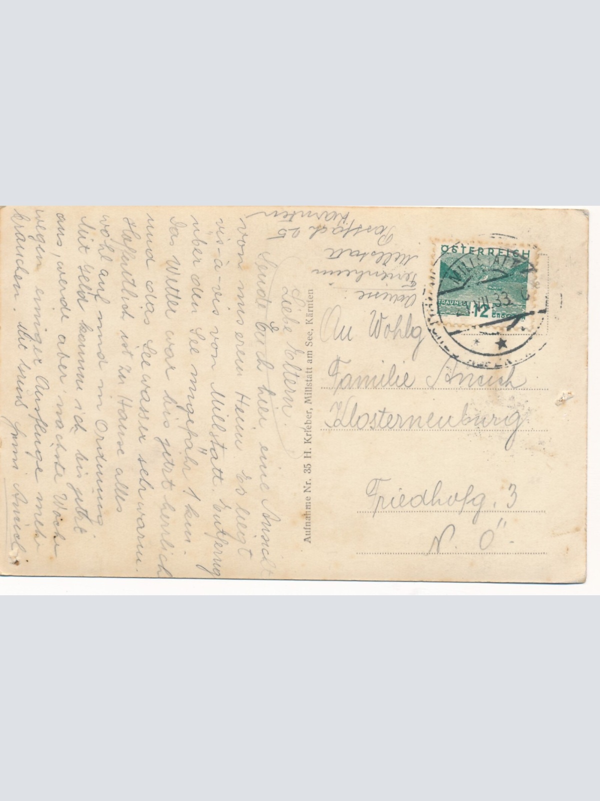 AK aus Grossegg mit Schlossvilla Kärnten Ansichtskarte (9867)