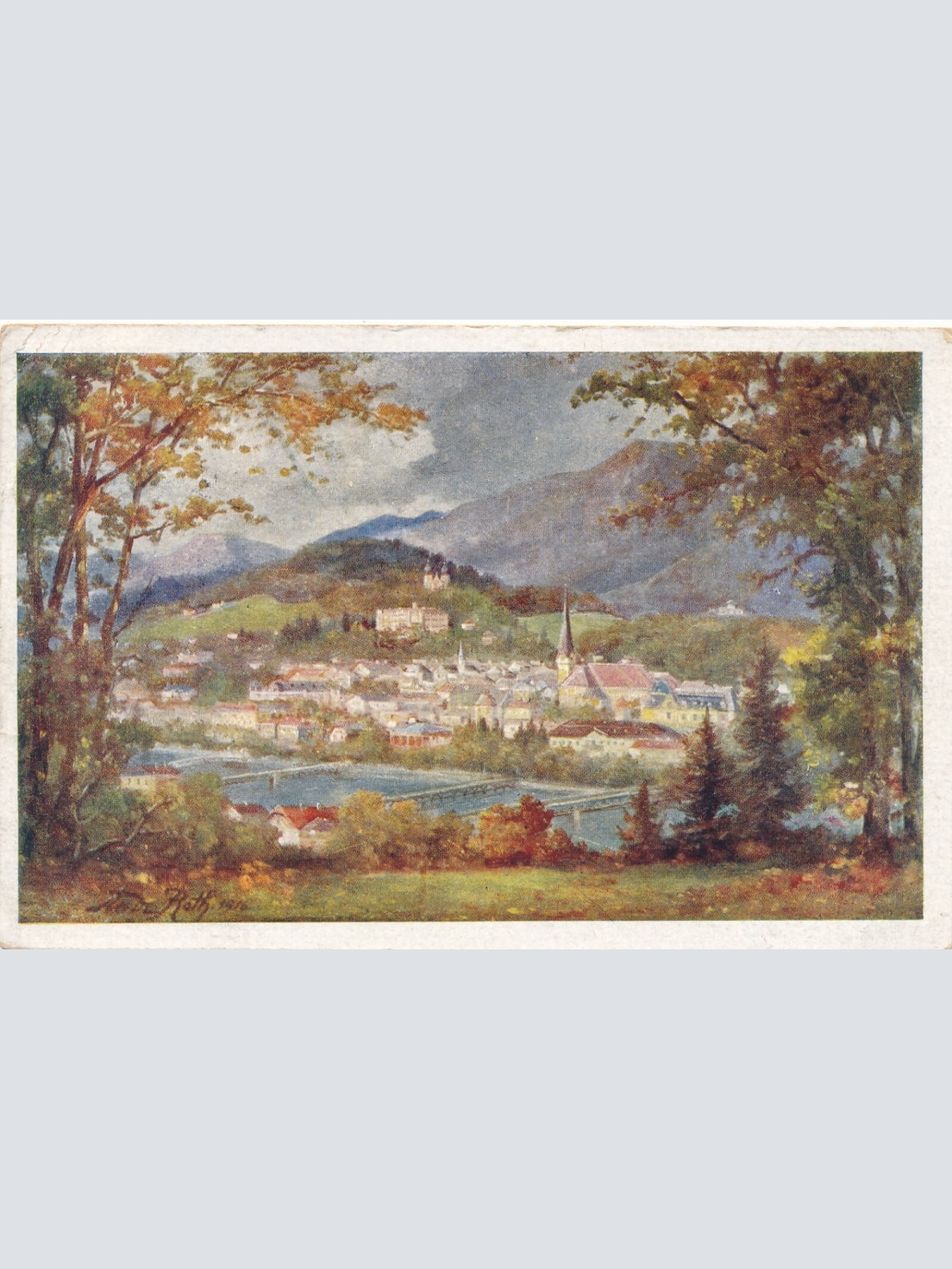 AK aus Bad Ischl Oberösterreich Ansichtskarte (9277)