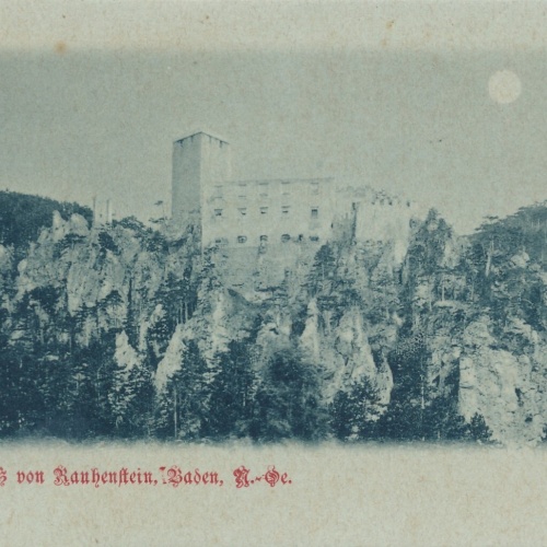 Mondschein - Karte gruß von Rauhenstein Niederösterreich Ansichtskarte (9268)