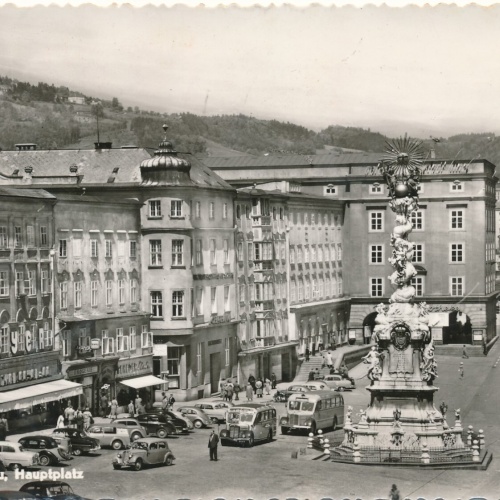 AK aus Linz Hauptplatz Oberösterreich Ansichtskarte (9858)