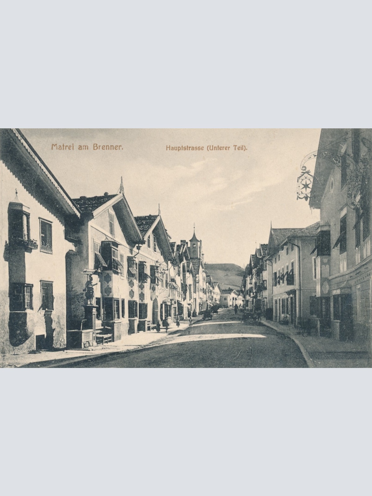 AK aus Matrei am Brenner Hauptstraße Tirol Ansichtskarte (9305)