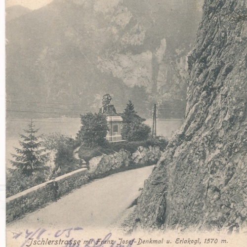 AK aus Traunkirchen Ischlerstrasse Oberösterreich Ansichtskarte (9739)