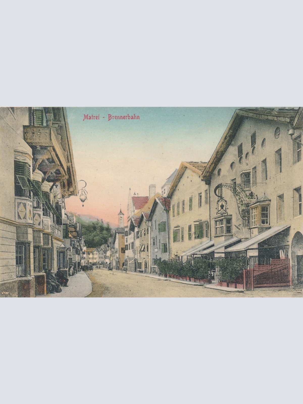 AK aus Matrei am Brenner mit Brennerbahn Tirol Ansichtskarte (9311)