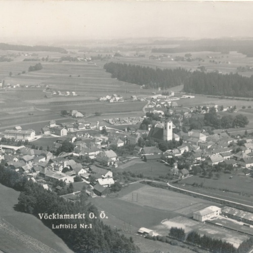 AK aus Vöcklamarkt Fliegeraufnahme 1 Oberösterreich Ansichtskarte (9802)