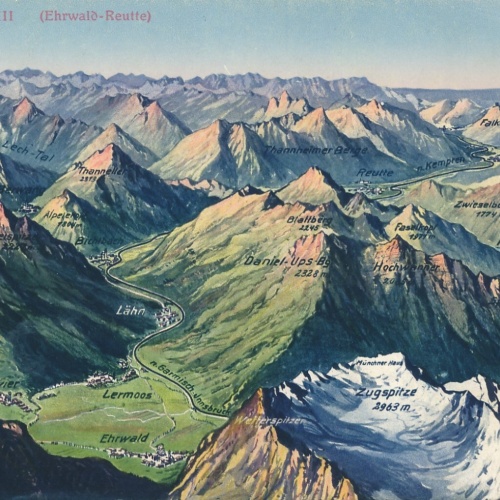 AK aus Ehrwald - Reutte Tirol Ansichtskarte (9942)